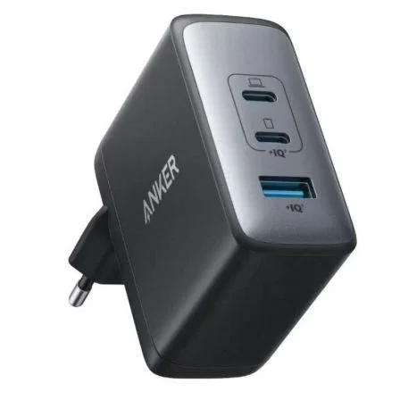 Anker 736 Nano II 100W Cargador de Pared con 2 Puertos USB-C y 1 USB-A, Negro